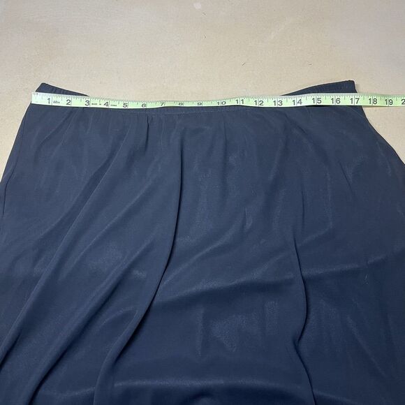 Maggie Barnes Womens Black Chiffon Maxi Skirt Plus Size 16W Formal Elegant NWT - Picture 9 of 10